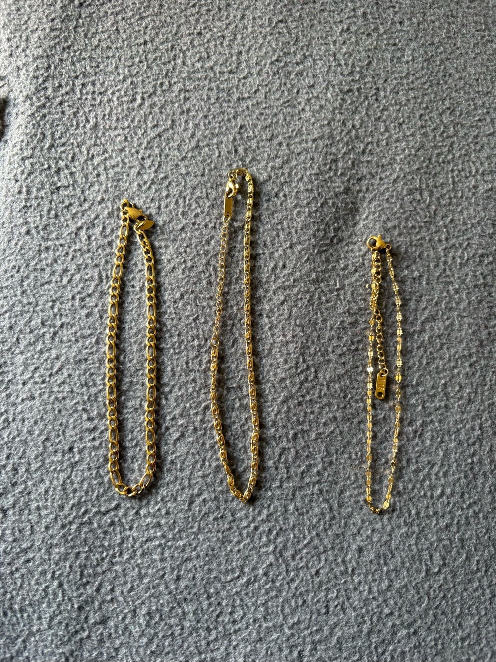 Gold-Tone Anklets